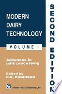 Robinson: Modern Dairy Technology : Volume 1 Advances in Milk Processing /