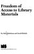 Freedom of access to library materials /