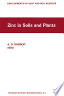 Zinc in Soils and Plants : Proceedings of the International Symposium on 'Zinc in Soils and Plants' held at The University of Western Australia, 27-28 September, 1993 /