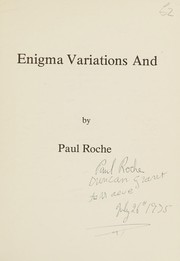 Enigma variations and /