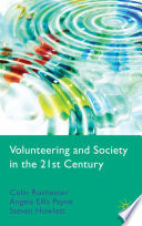 Volunteering and Society in the 21st Century /
