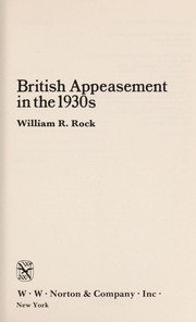 British appeasement in the 1930s /