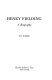 Henry Fielding, a biography /