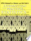 SPSS manual for Moore and McCabe's Introduction to the practice of statistics, fourth edition /