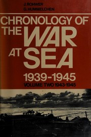 Chronology of the war at sea, 1939-1945 /