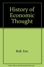 A history of economic thought /