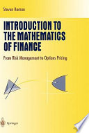 Introduction to the mathematics of finance : from risk management to options pricing /