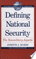 Defining national security : the nonmilitary aspects /