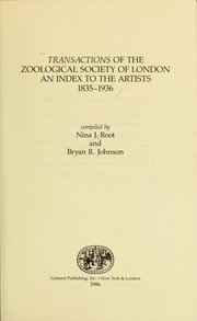 Transactions of the Zoological Society of London : an index to the artists, 1835-1936 /