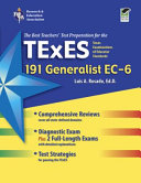 The best teachers' test preparation for the TExES 191 generalist EC-6 /