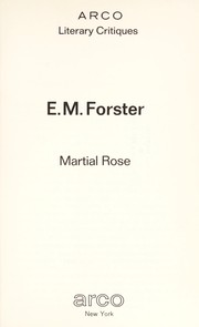 E. M. Forster.