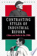 Contrasting styles of industrial reform : China and India in the 1980s /
