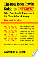 The Dow Jones-Irwin guide to interest : what you should know about the time value of money /