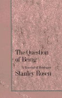 The question of being : a reversal of Heidegger /