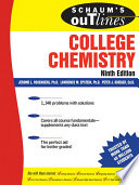 Schaum's outline of theory and problems of college chemistry /