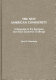 The new American community : a response to the European and Asian economic challenge /