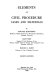 Elements of civil procedure, cases and materials /
