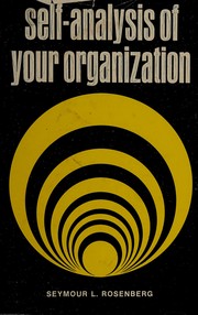 Self-analysis of your organization /