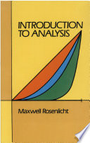 Introduction to analysis /