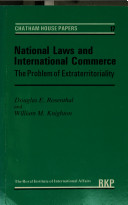National laws and international commerce : the problem of extraterritoriality /