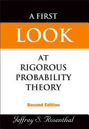 A first look at rigorous probability theory /