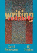 Writing analytically /