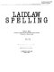 Laidlaw spelling /