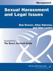 Sexual harassment and legal issues /