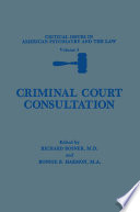 Criminal Court Consultation /