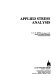 Applied stress analysis /