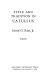 Style and tradition in Catullus /