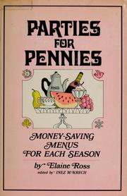 Parties for pennies ; money-saving menus for each season /