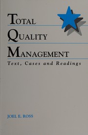 Total quality management : text, cases, and readings /