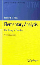Elementary analysis : the theory of calculus /