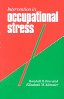Intervention in occupational stress : A handbook of counselling for stress at work /