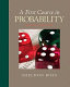 A first course in probability /