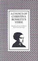 A choice of Christina Rossetti's verse /