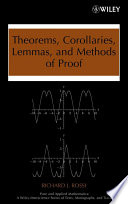 Theorems, corollaries, lemmas, and methods of proof /