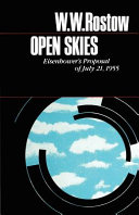 Open skies : Eisenhower's proposal of July 21, 1955 /