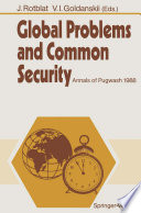 Global Problems and Common Security : Annals of Pugwash 1988 /