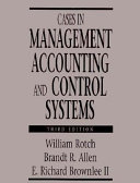 Cases in management accounting and control systems /