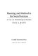 Meaning and method in the social sciences : the case for methodological pluralism /