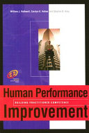 Human performance improvement : building practitioner competence /
