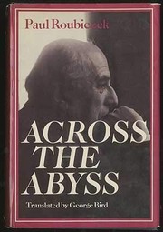 Across the abyss : diary entries for the year 1939-1940 /