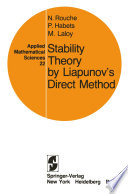 Stability Theory by Liapunov's Direct Method /