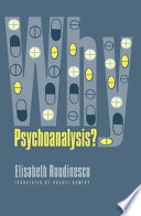 Why psychoanalysis? /