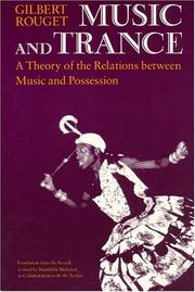 Music and trance : a theory of the relations between music and possession /