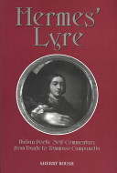 Hermes' lyre : Italian poetic self-commentary from Dante to Tommasco Campanella /