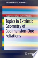 Topics in extrinsic geometry of codimension-one foliations /