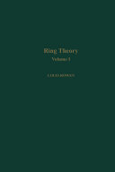 Ring theory /